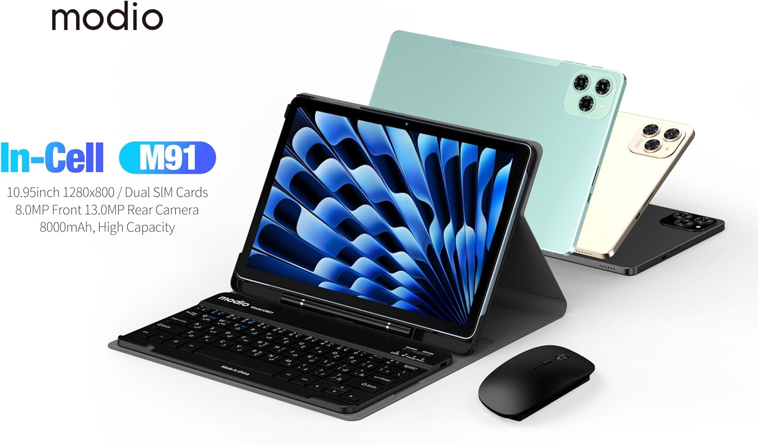 Modio M91 5G Tablet, 10.95-inch HD Display - Image 3